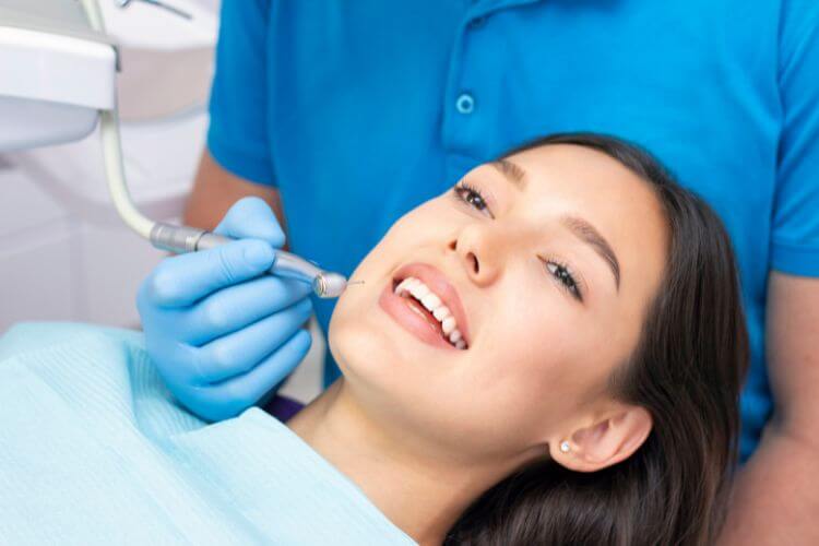 comfy dental experience with woman