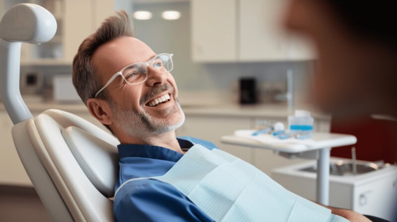 preventative dentistry techniques smiling bright man