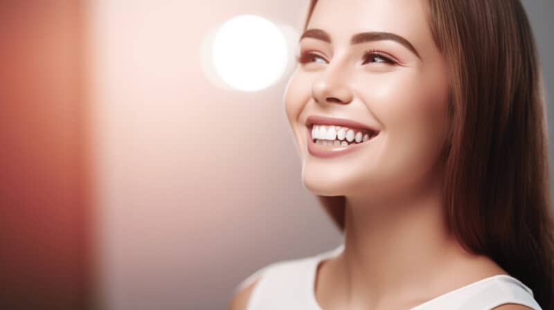 dental implants answer smiling girl